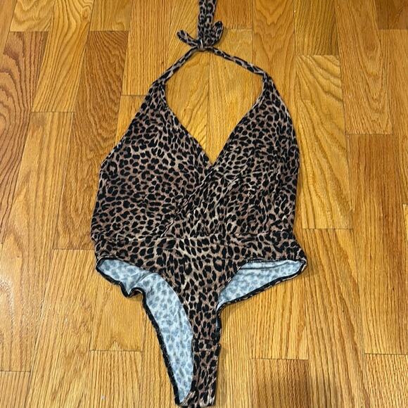 Olivaceous Leopard Print Bodysuit - Picture 1 of 5